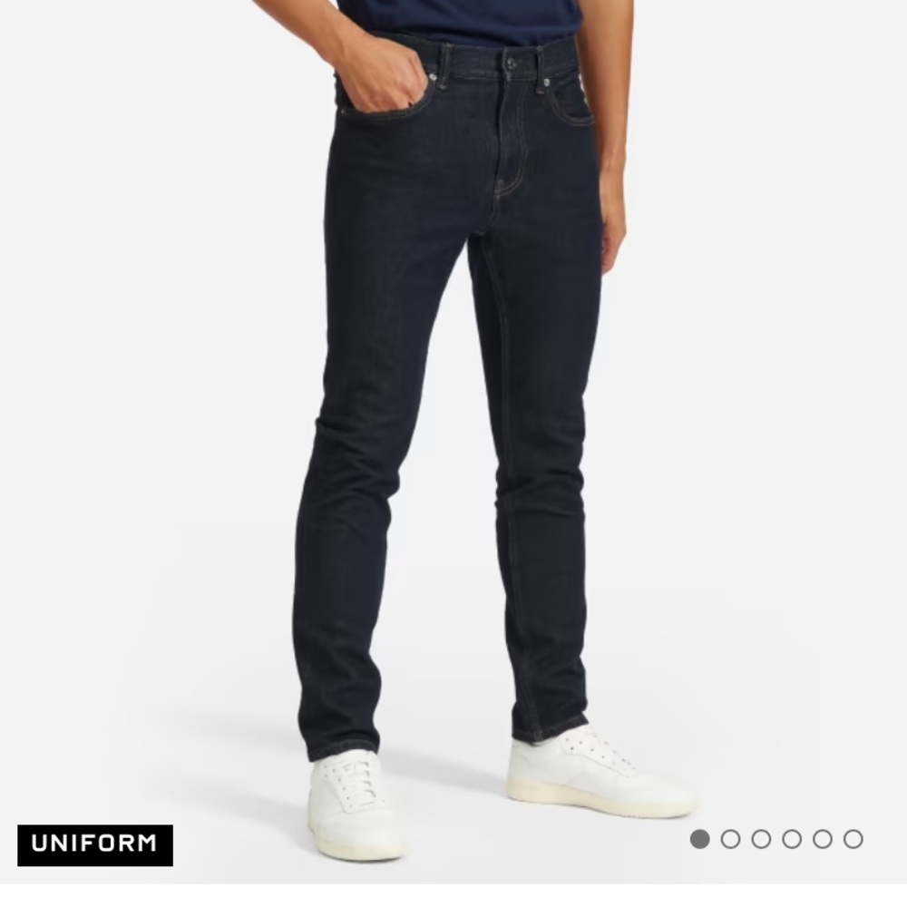 Everlane The Skinny 4-Way Stretch Organic Jean (Uniform)
